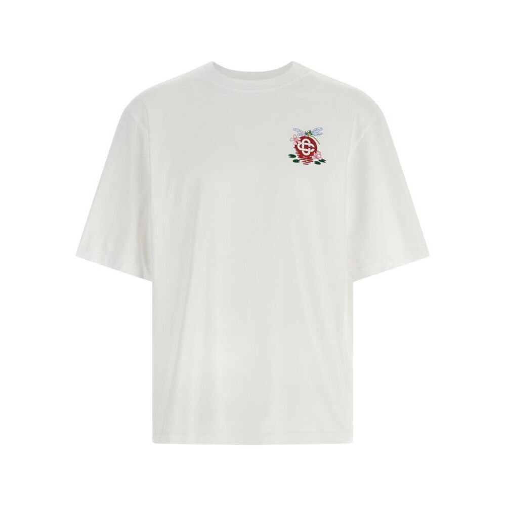 Casablanca White Organic Cotton Men's T-Shirt